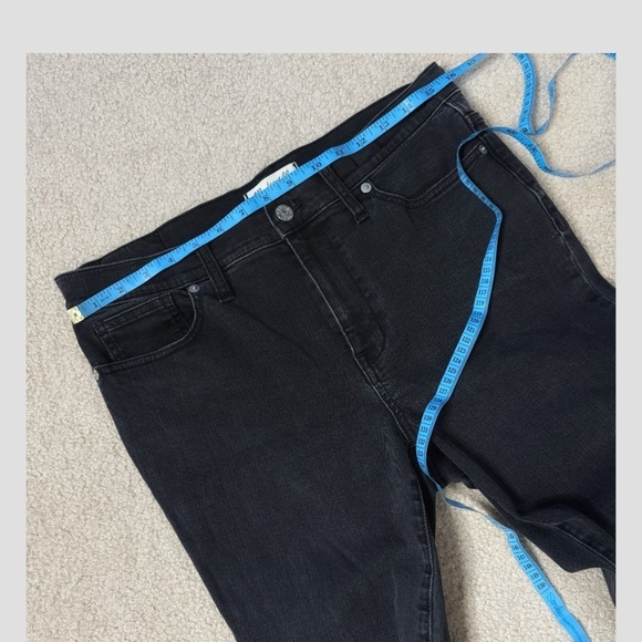 Madewell High Riser Skinny Jeans Washed Black Size 31 - Picture 7 of 10